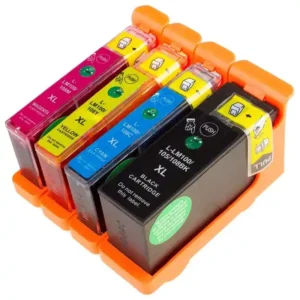 Compatible 100XL High-Yield Ink Cartridge 4-Pack – Black & Color Set