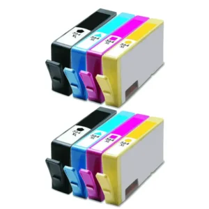 Compatible 564XL High-Yield Ink Cartridge 8-Pack – Full Black & Color Combo Set