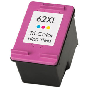 Compatible 62XL High-Yield Tri-Color Ink Cartridge – Vibrant & Long-Lasting