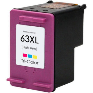 Compatible 63XL High-Yield Tri-Color Ink Cartridge – Vivid & Long-Lasting Performance